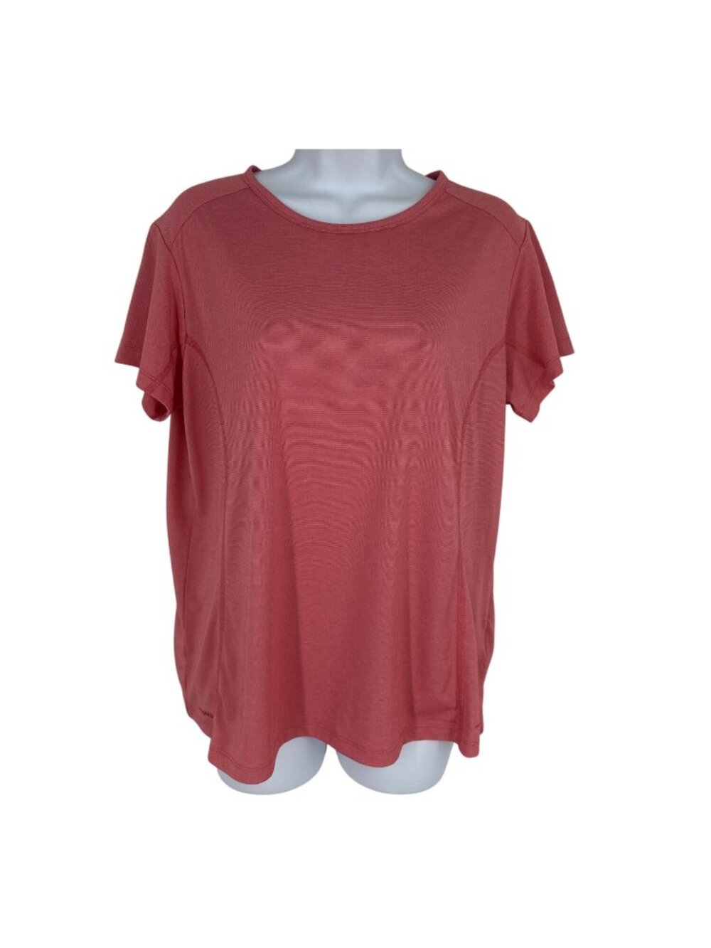 Columbia Women's Titanium Omni-Dry Coral Red Short Sleeve T-Shirt XL